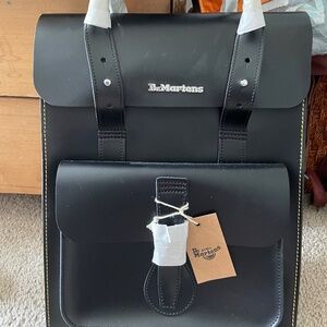 Dr. Martens backpack black smooth leather
